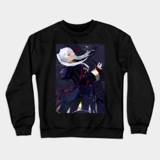 Rufure Anime Watercolor Crewneck Sweatshirt